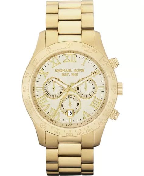 michael kors mk8602|michael kors lexington champagne watch.